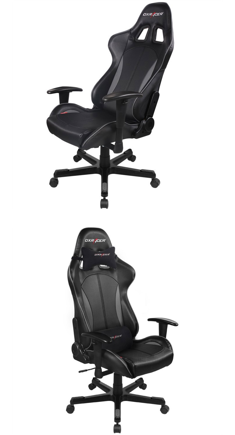 Buy DXRacer FE57 Series PC Office/Gaming Chair Black & Grey [DXRFE57
