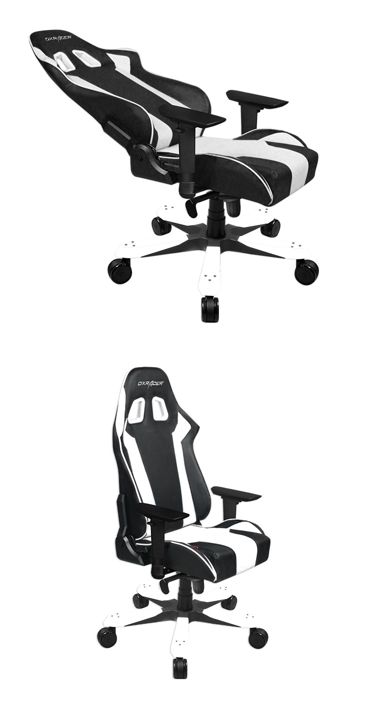 Buy DXRacer KB06 Series PC Office/Gaming Chair Black & White [DXRKB06WH] PC Case Gear Australia