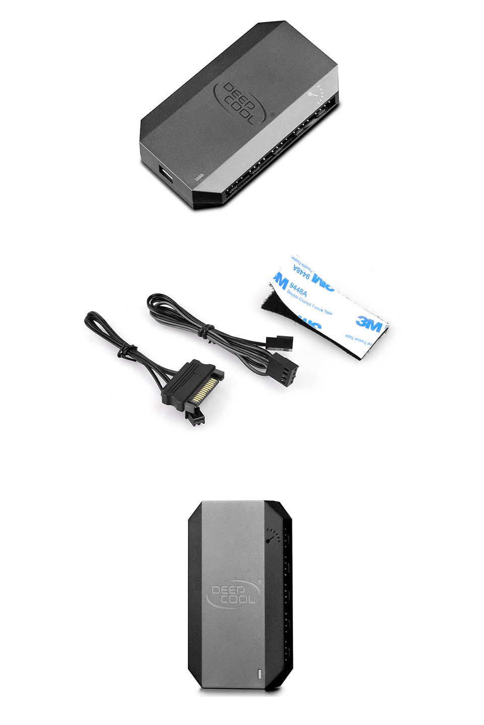Buy Deepcool FH10 10 Port Fan Hub [DPF10PWMHUB] PC Case Gear Australia