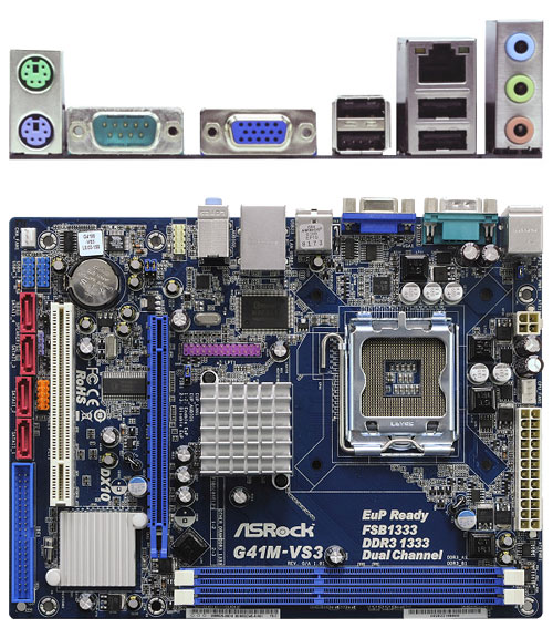 Buy ASRock G41MVS3 Motherboard [G41MVS3] PC Case Gear Australia