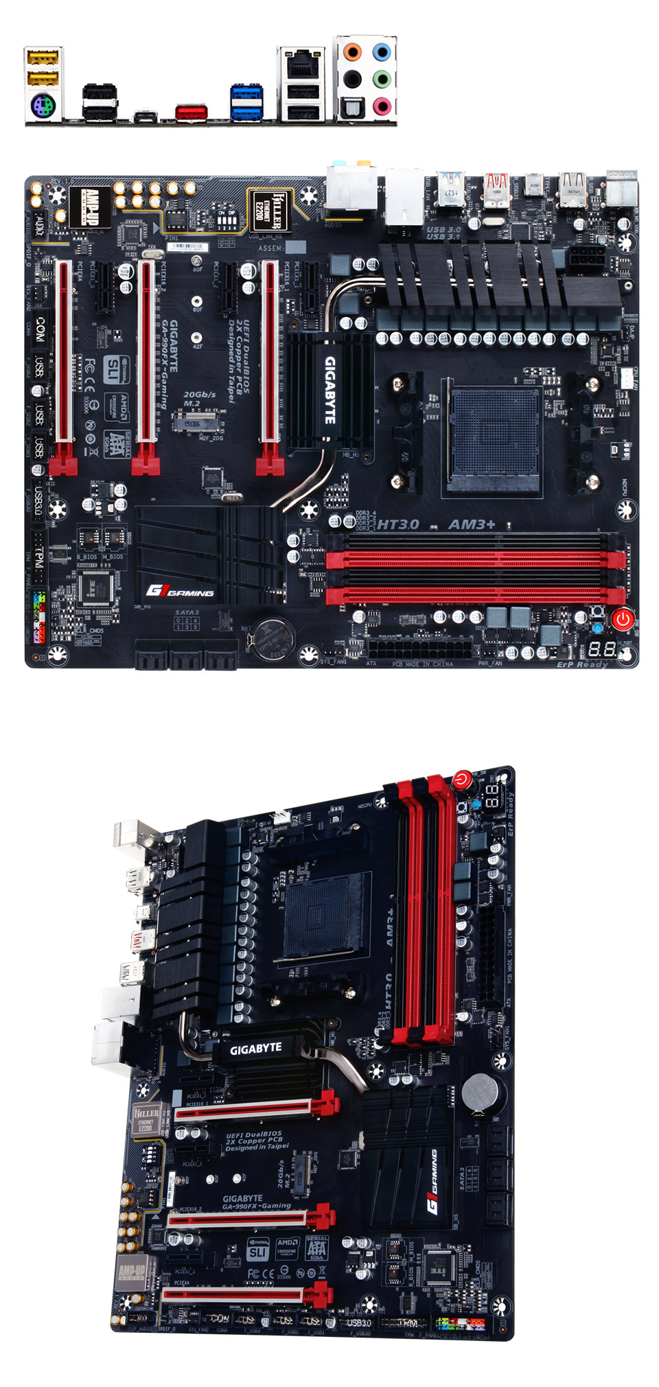 Buy Gigabyte 990FX-Gaming Motherboard [GA-990FX-GAMING] | PC Case Gear