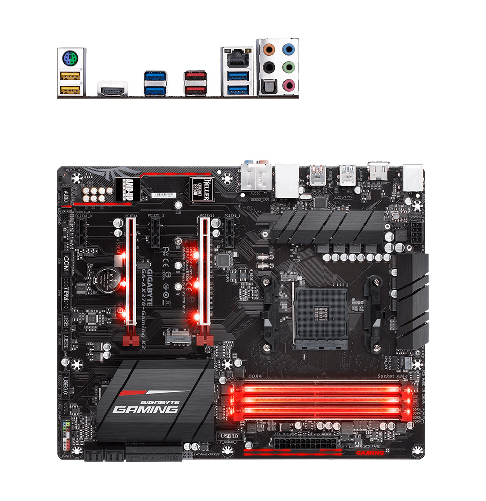 Buy Gigabyte AX370 Gaming K3 Motherboard [GAAX370GAMINGK3] PC Case