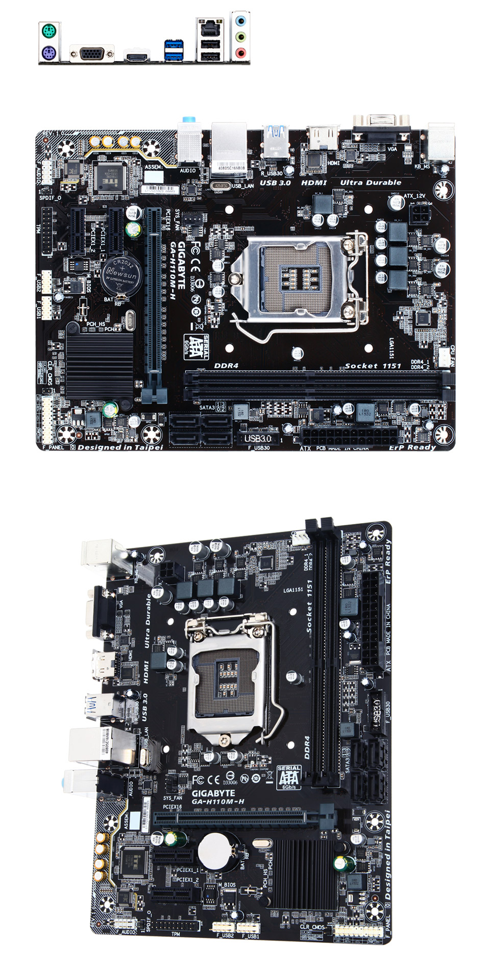 Buy Gigabyte H110MH Motherboard [GAH110MH] PC Case Gear Australia