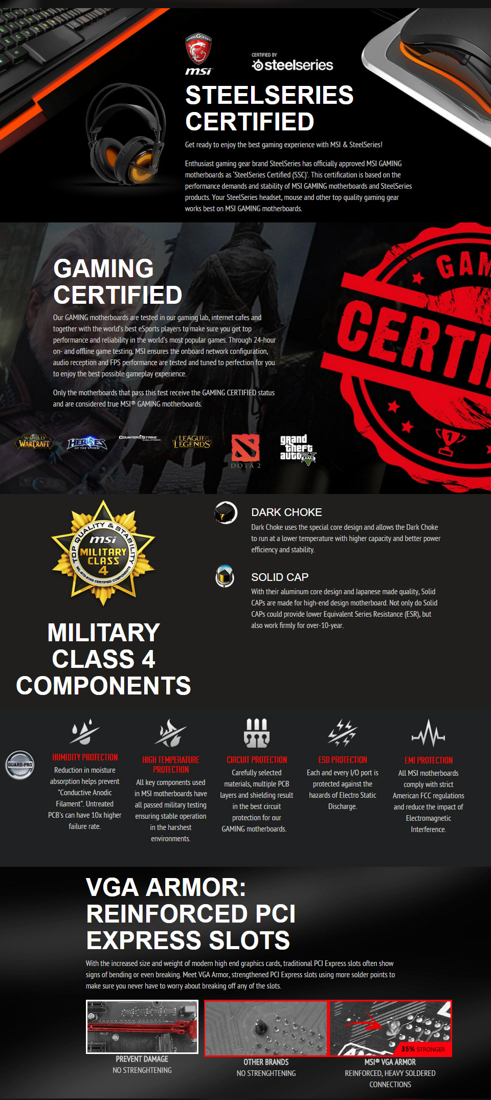 Buy MSI H110M Gaming Motherboard [H110M-GAMING] | PC Case Gear Australia