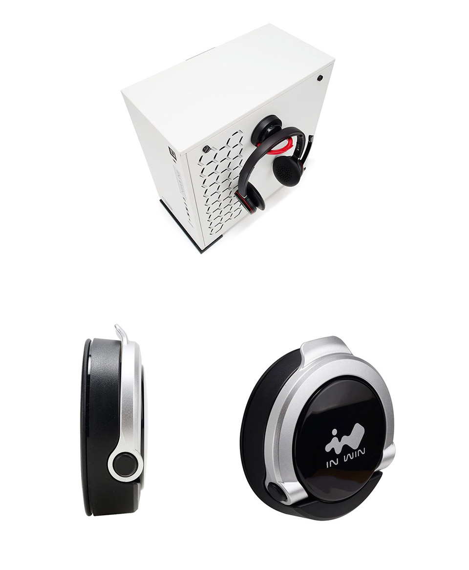 Buy In Win Mag Ear Headphone Holder Silver [MAGEARSILVER