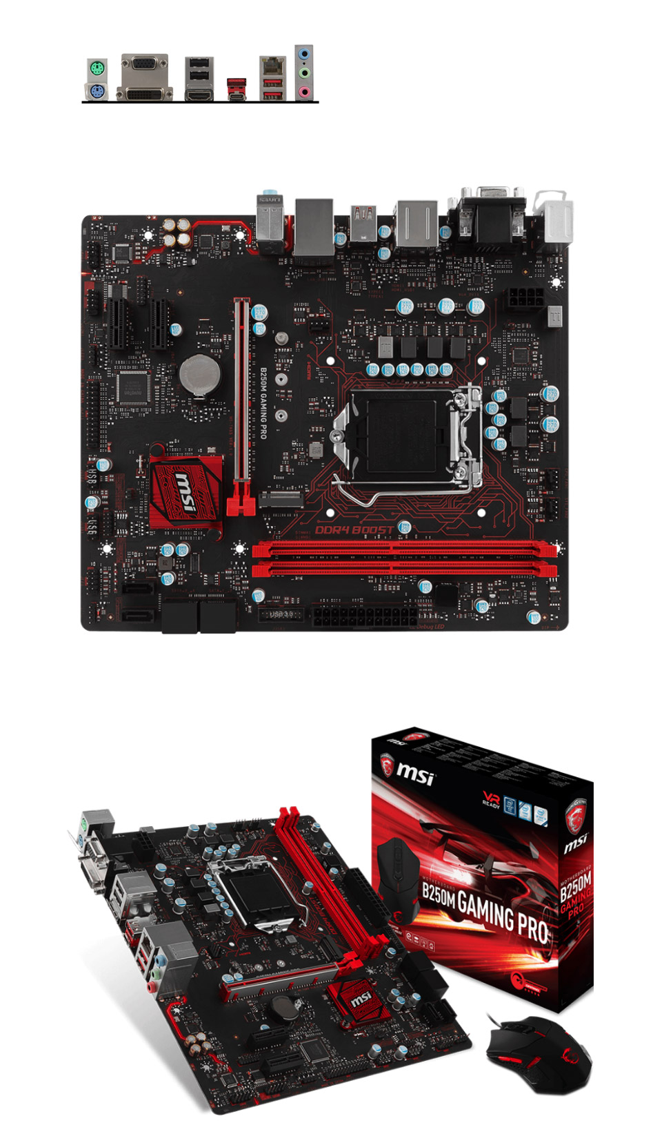 Buy MSI B250M Gaming Pro Motherboard [MSIB250MGAMINGPRO] PC Case