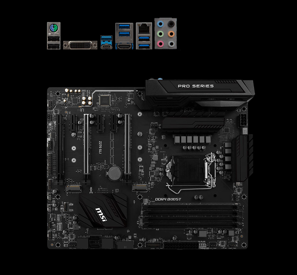 Buy MSI Z270 SLI Motherboard [MSI-Z270-SLI] | PC Case Gear Australia
