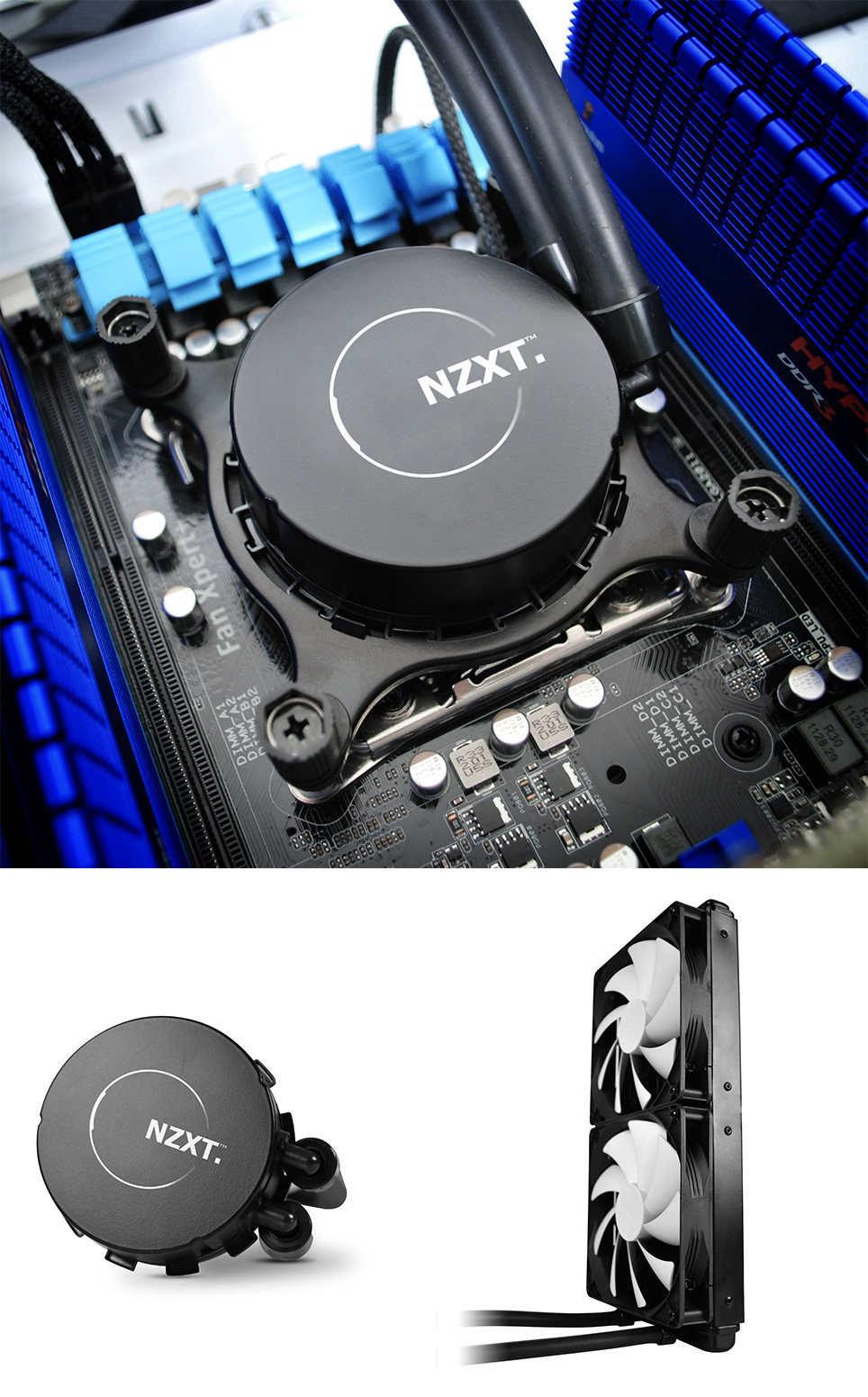 Buy NZXT Kraken X60 280mm AIO Liquid CPU Cooler [NZXTKRAKENX60] PC