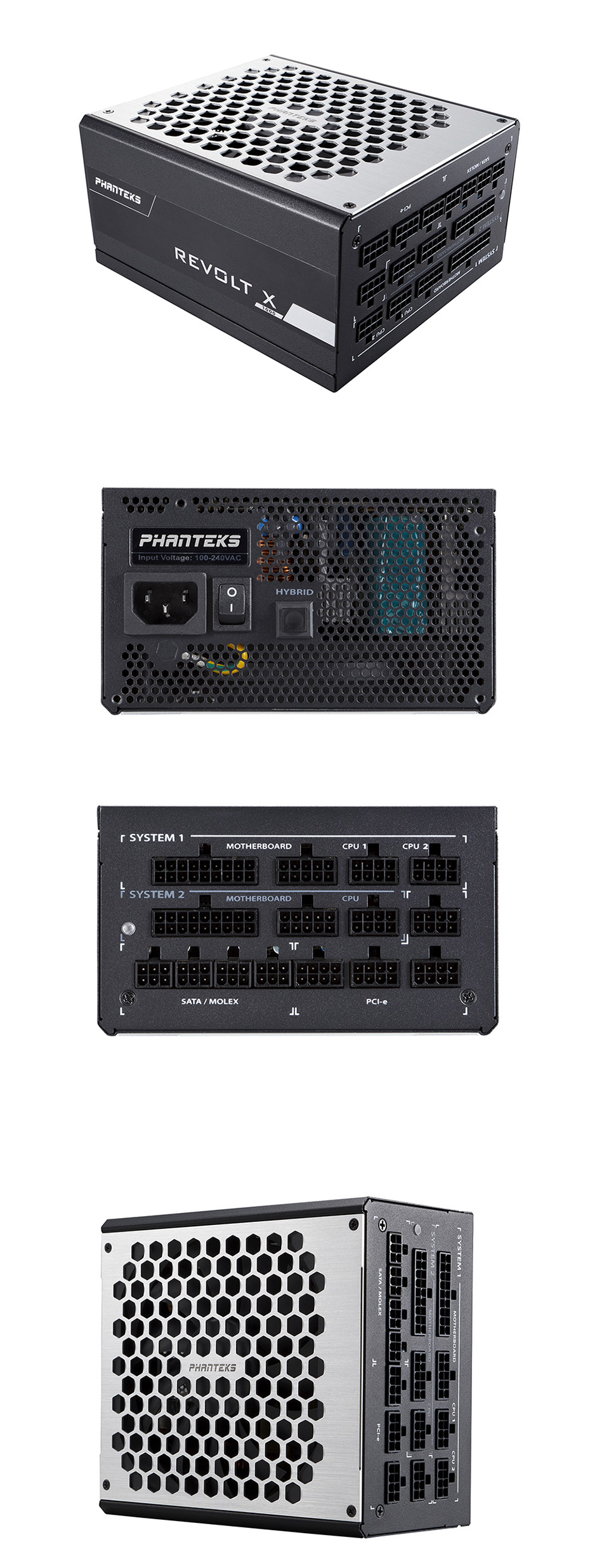 Buy Phanteks Revolt X Full Modular Platinum 1000W Power Supply [PH