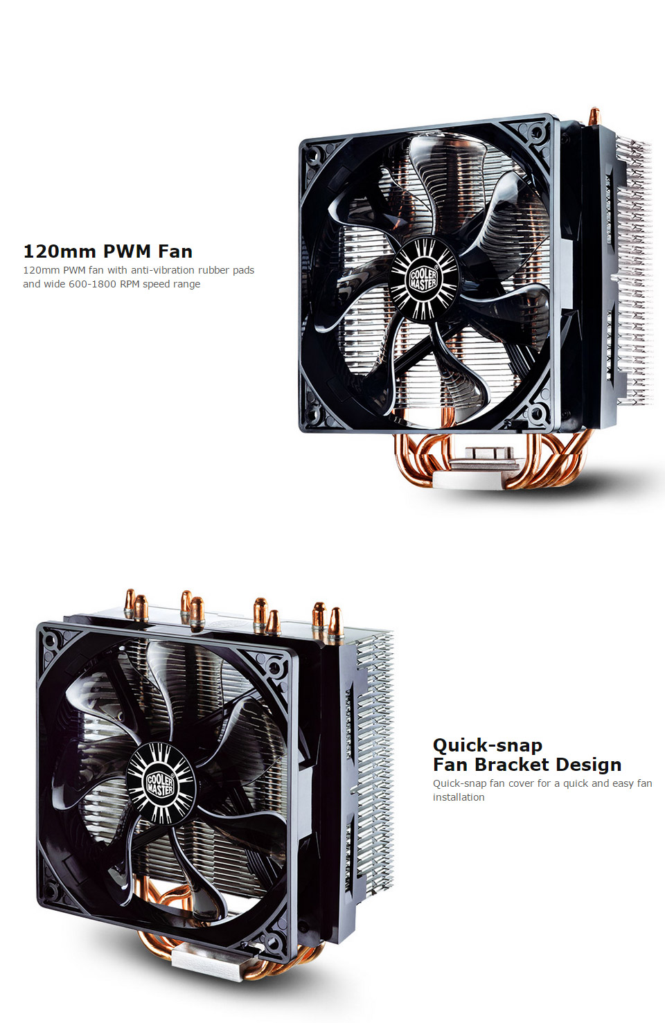 Buy CoolerMaster Hyper T4 CPU Cooler [RR-T4-18PK-R1] | PC Case Gear