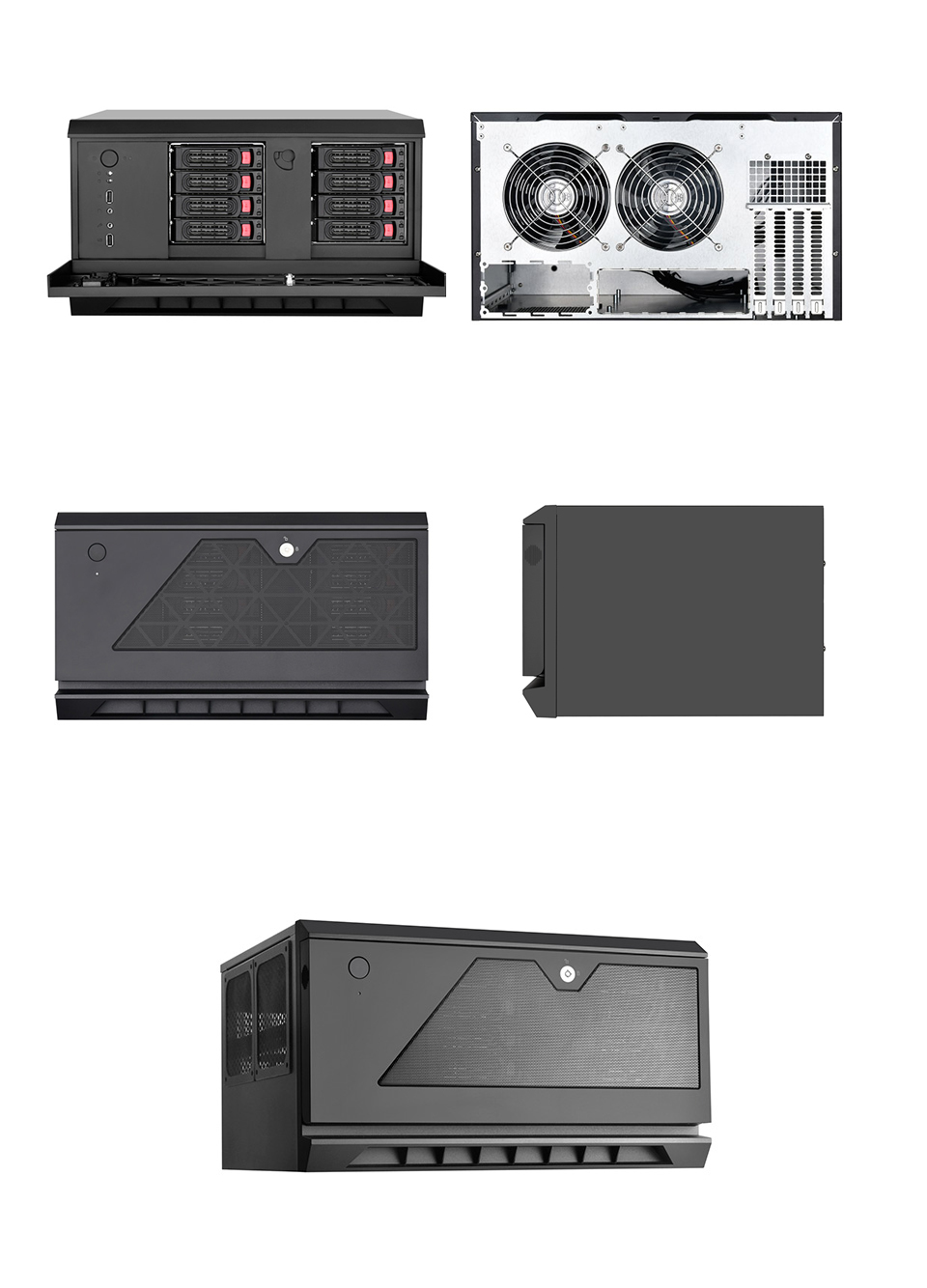 Buy SilverStone CS381 12 Drive mATX NAS Chassis [SSTCS381B] PC Case