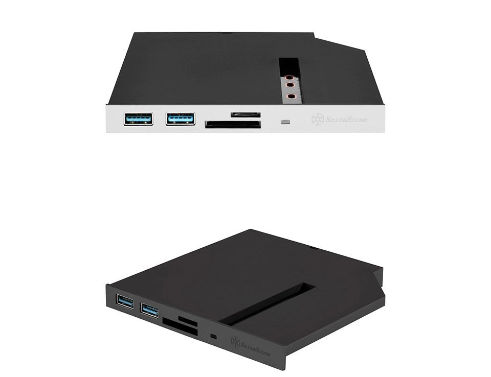 Buy SilverStone FPS01 Slim Optical Drive Bay Converter with USB A [SST