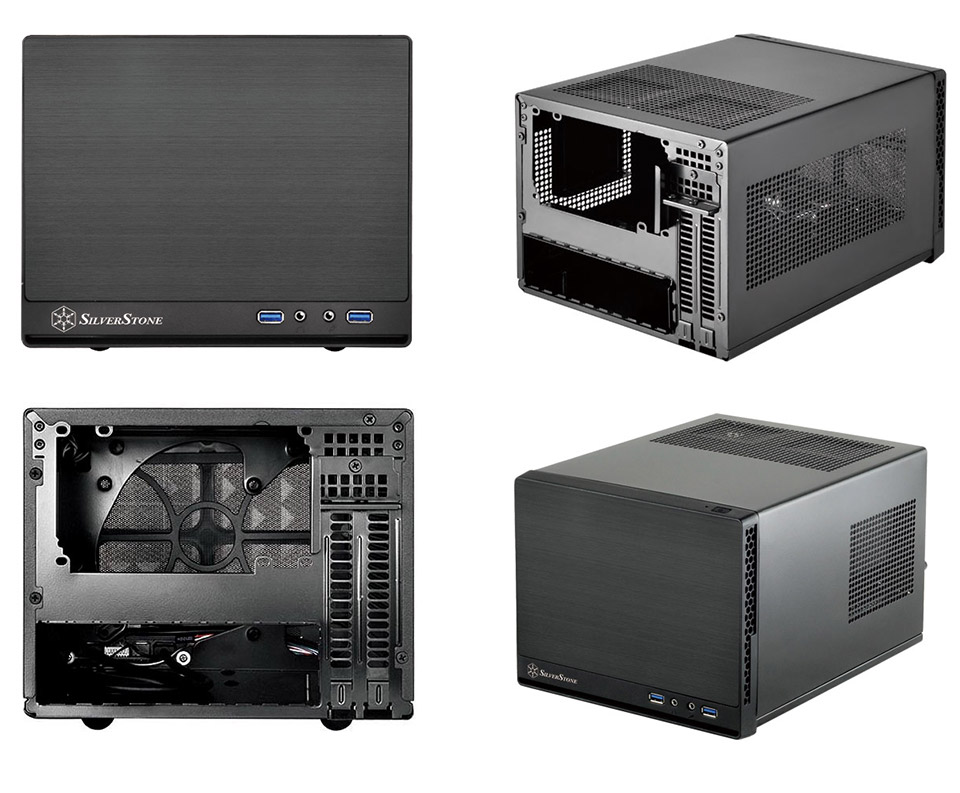 Buy SilverStone Sugo SG13 Small Form Factor ITX Case Solid Black [SST