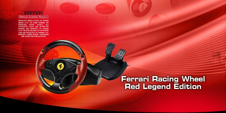 Buy Thrustmaster Ferrari Red Legend Edition Racing Wheel For PC/PS3 [TM