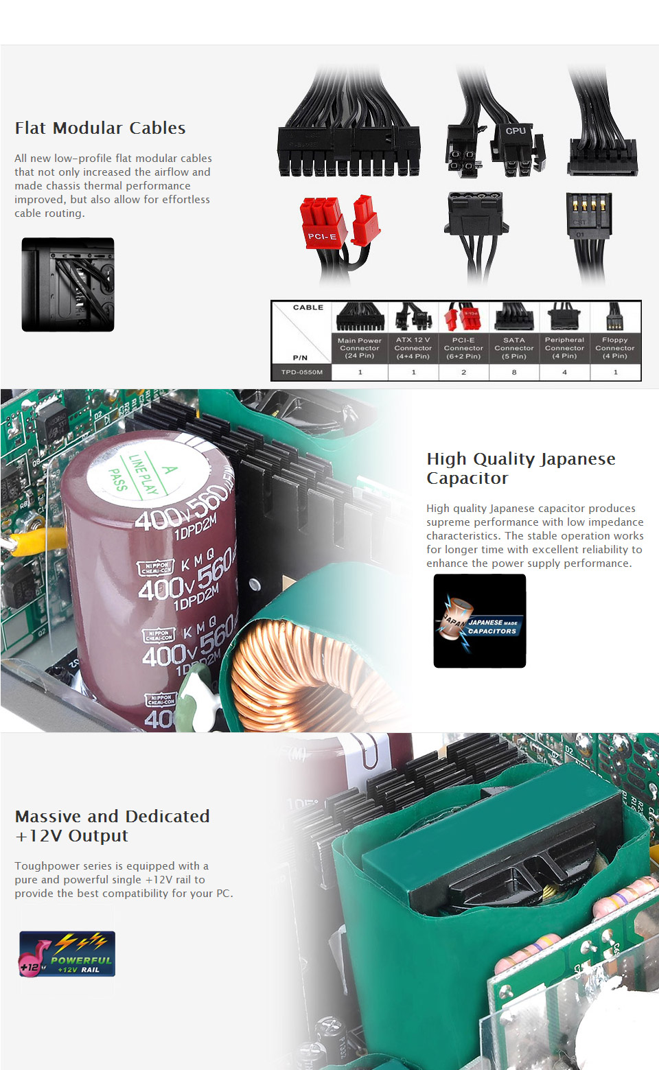 Buy Thermaltake 550W Toughpower Gold [SPTTP550W] PC Case Gear Australia