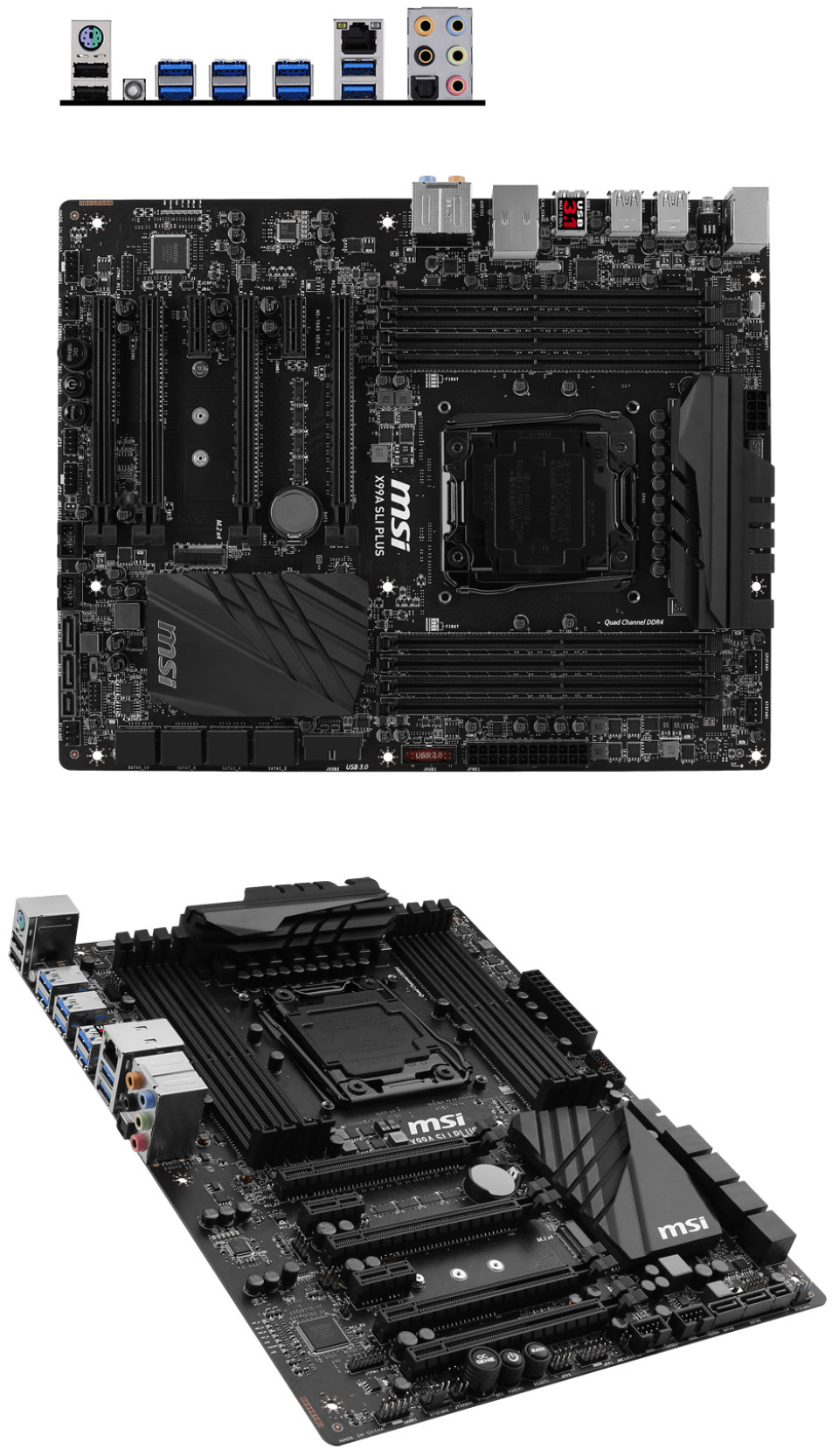 Buy MSI X99A SLI Plus Motherboard [X99A-SLI-PLUS] | PC Case Gear Australia