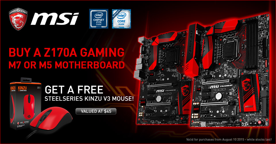 MSI Z170A-Gaming M7 Motherboard [Z170A-GAMING-M7] : PC Case Gear