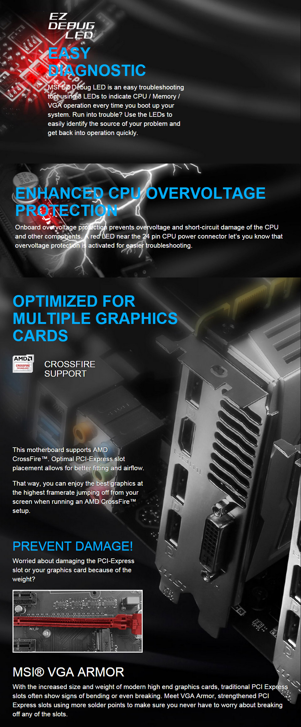 Buy MSI Z170A PC Mate Motherboard [Z170A-PC-MATE] | PC Case Gear Australia