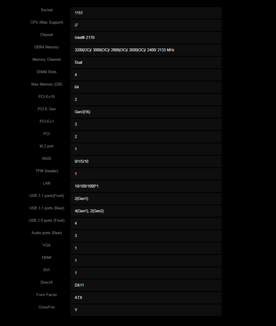 Buy MSI Z170A PC Mate Motherboard [Z170A-PC-MATE] | PC Case Gear Australia