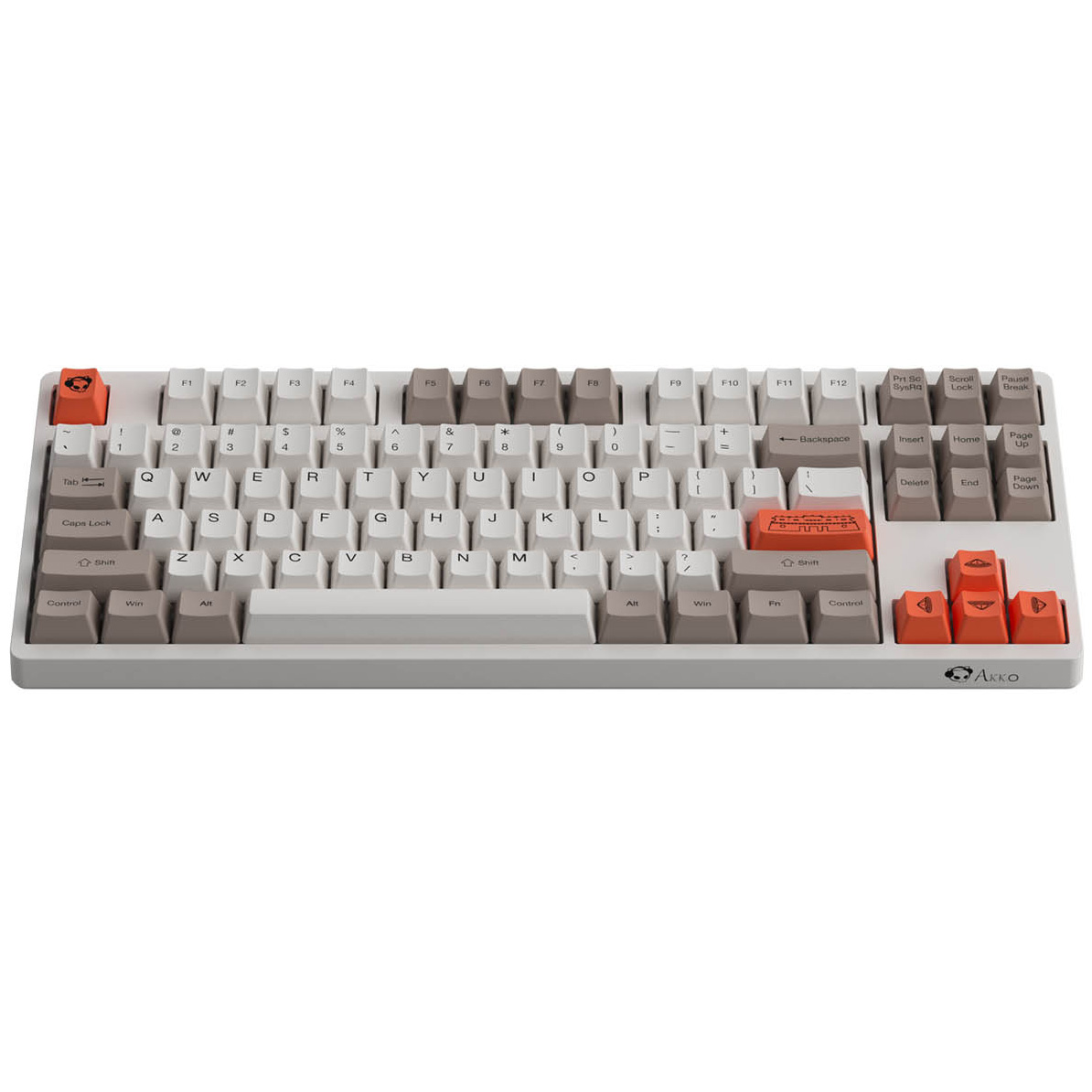 Buy Akko Steam Engine Keyboard 3087V2 Akko Orange [6925758600415] PC Case Gear Australia