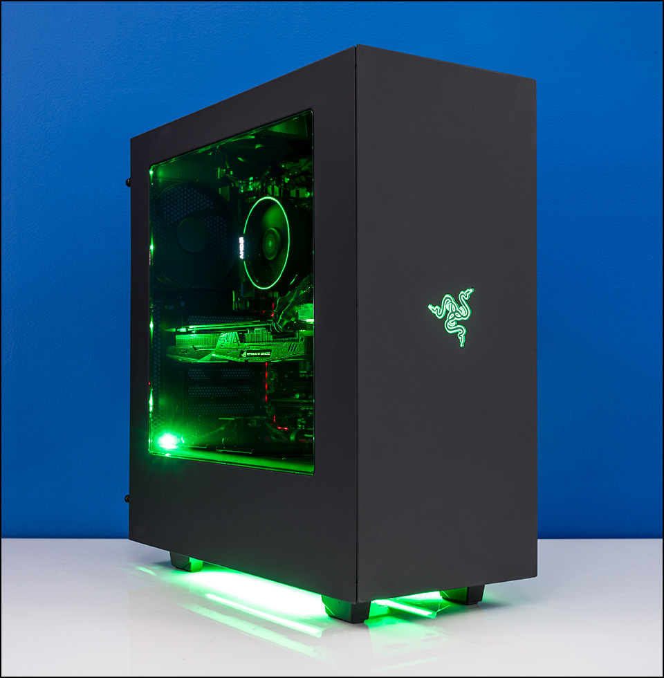 PCCG Razer 1080 Gaming System [PCCGVENOM1080R2] PC Case Gear