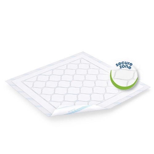 Hygiejneunderlag engangs – 60x60cm 61g TENA Bed Super – 120 stk