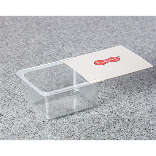 Medicinbæger plast inkl. låg – 69x74x35mm Tarett endos – 150 stk