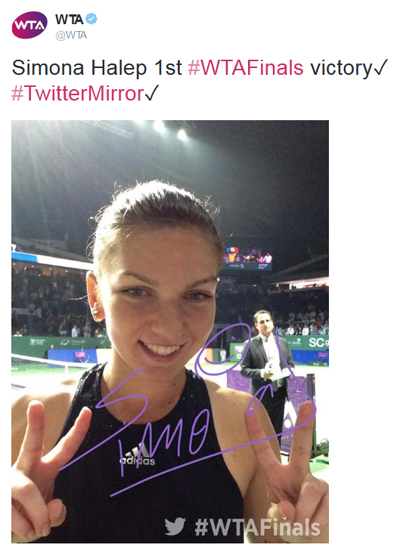 WTA Finals Simona Halep