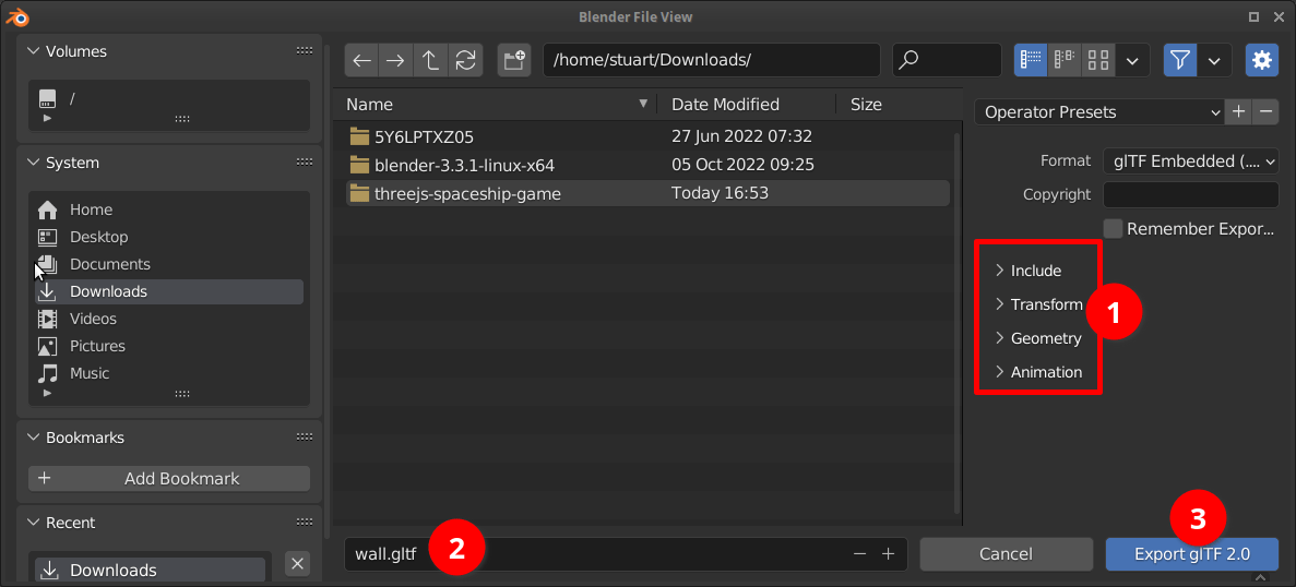 Exporting Blender Models For ThreeJS Programster's Blog
