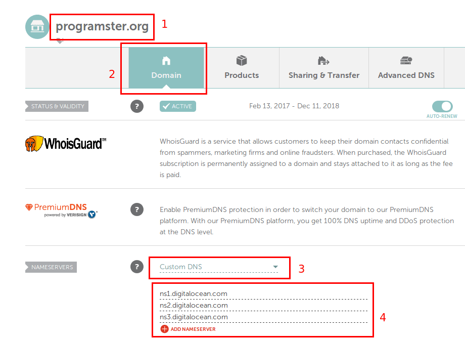 Using DigitalOcean for DNS Programster's Blog