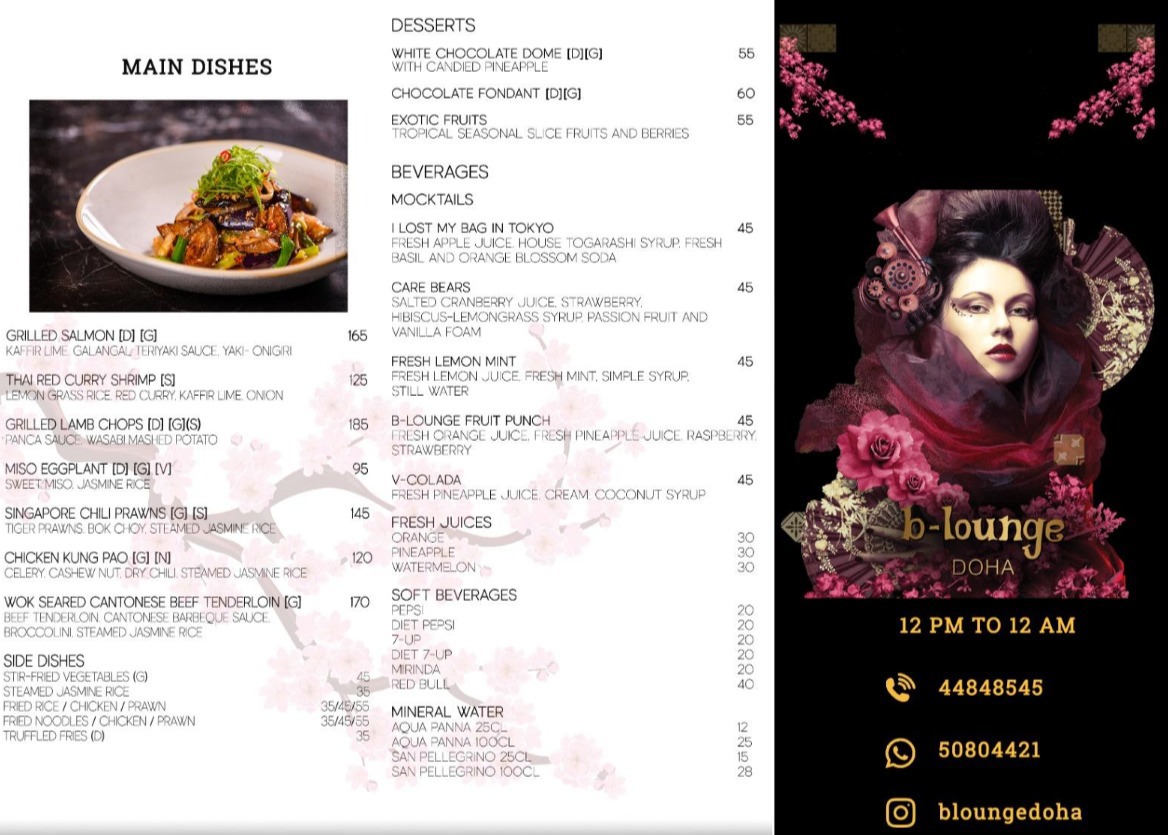 Experience exquisite flavors like no other from Blounge Doha Qatar
