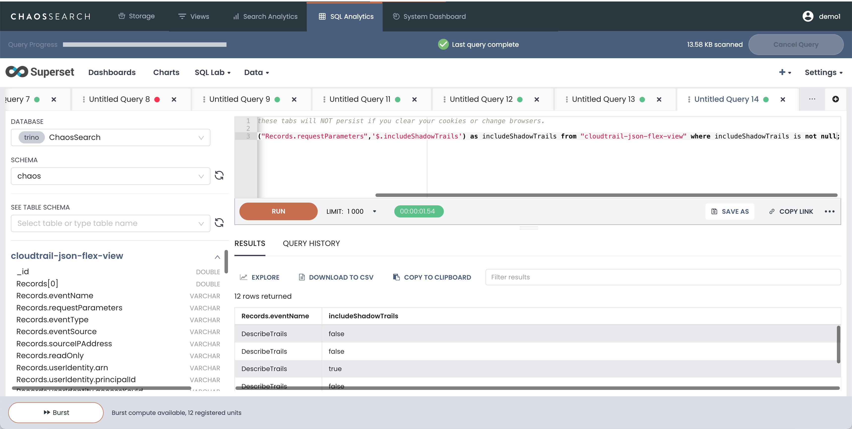 Query JSON String Fields in SQL