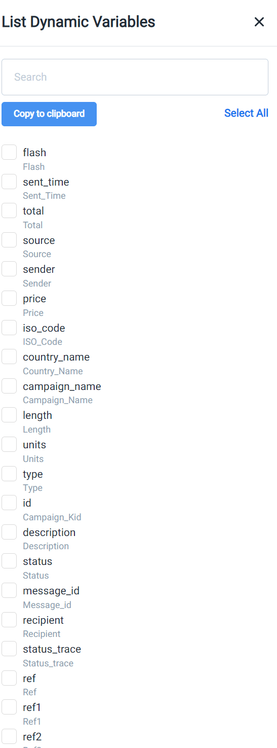 Create SMS Callback Profiles using Dynamic Variables