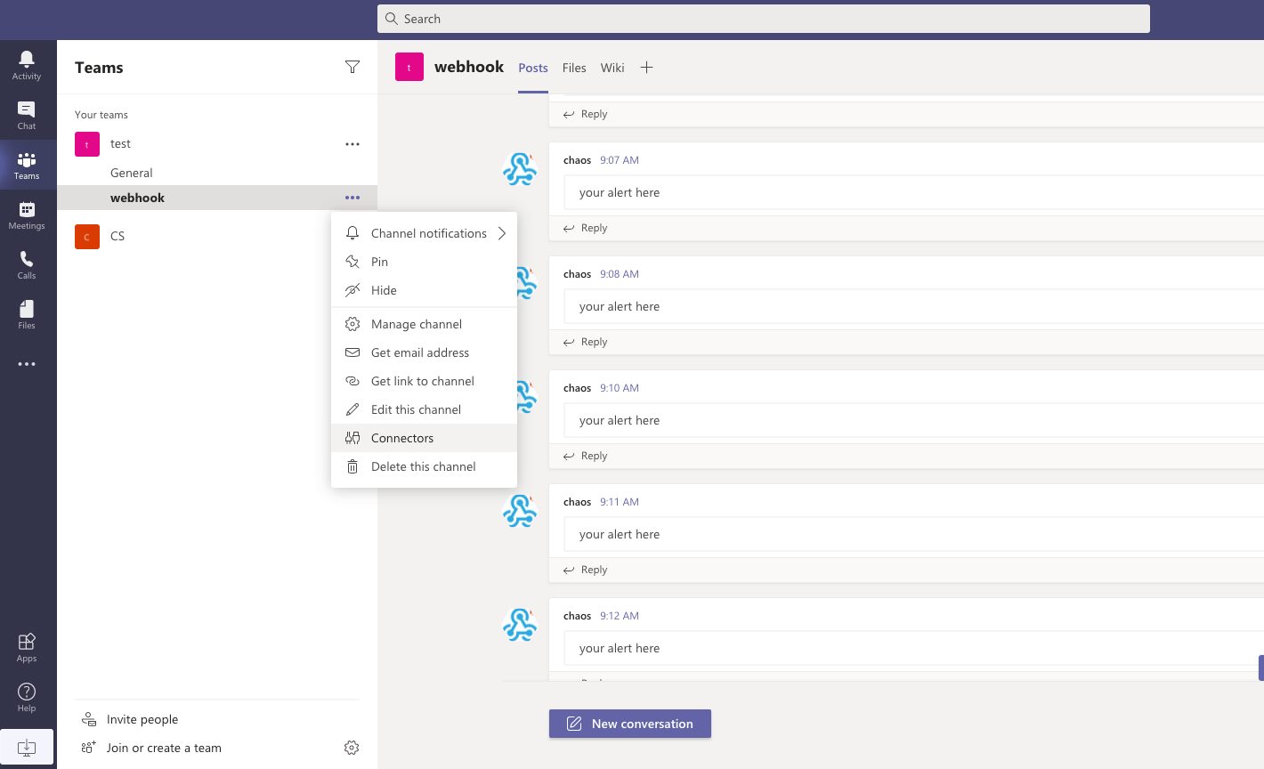 Microsoft Teams Integration