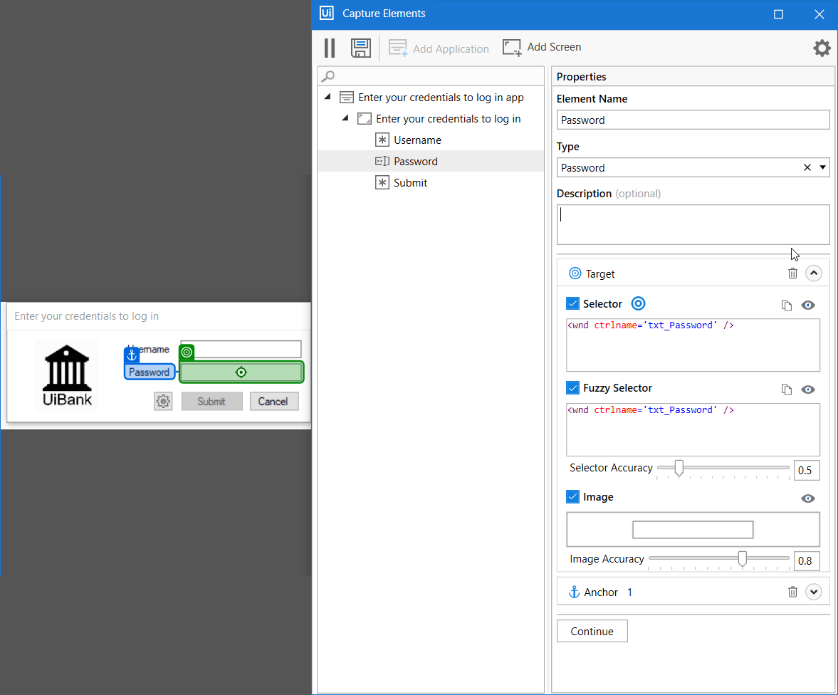 Creating an Object Repository