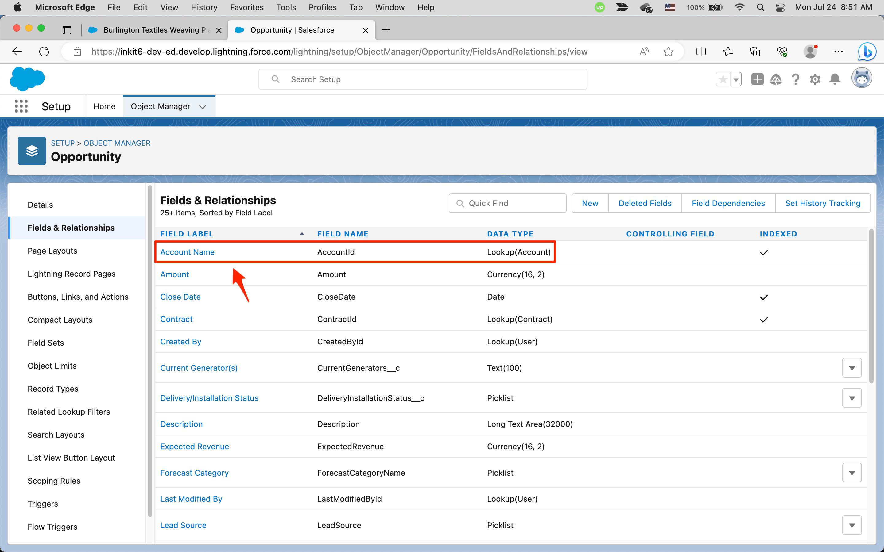 Embedding Salesforce fields into your Inkit template