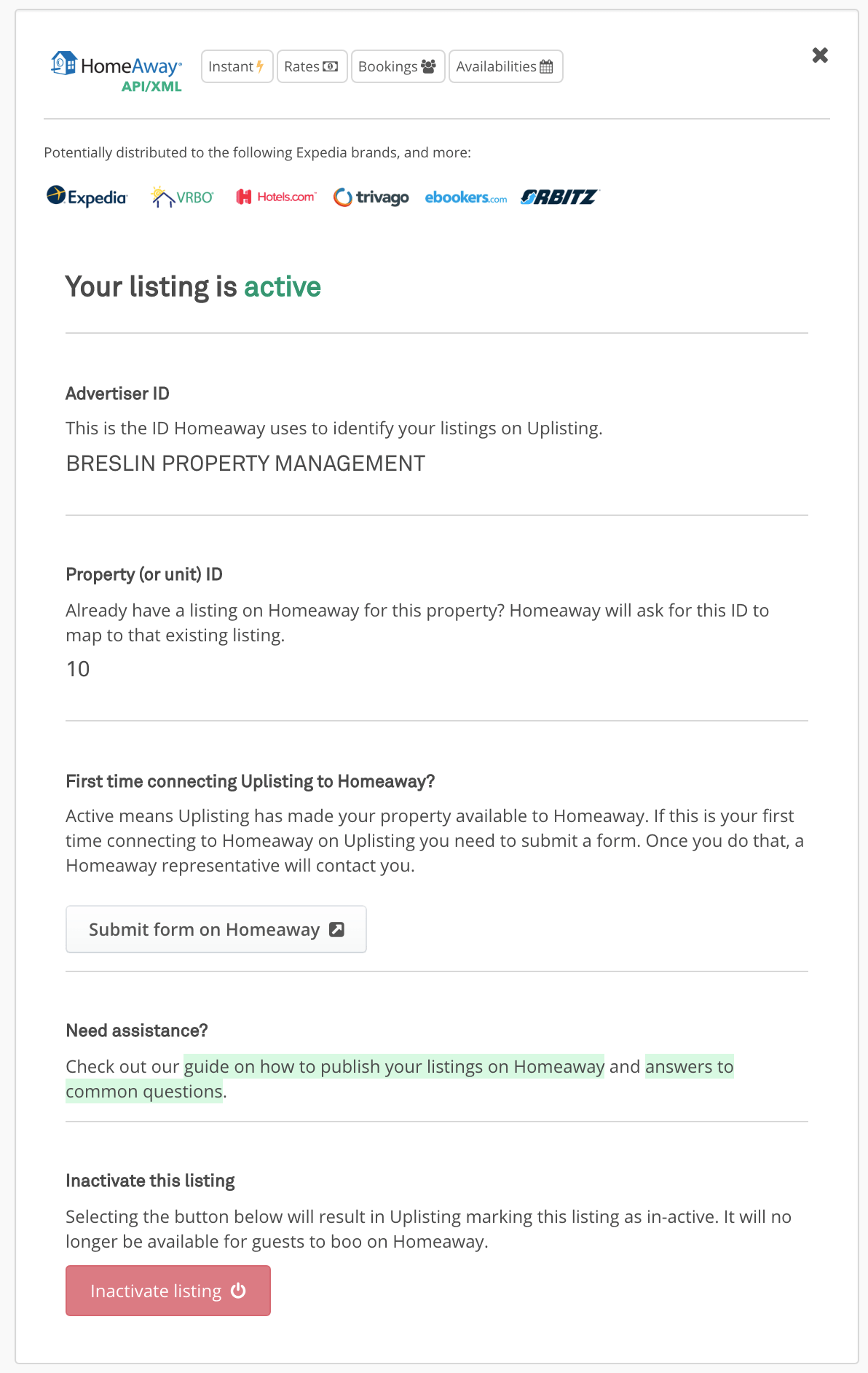 How to connect to Vrbo (HomeAway)