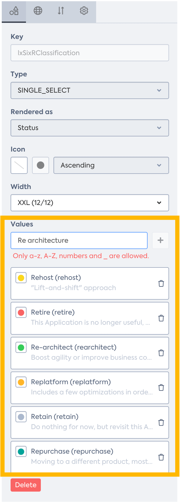 Migration of invalid field values