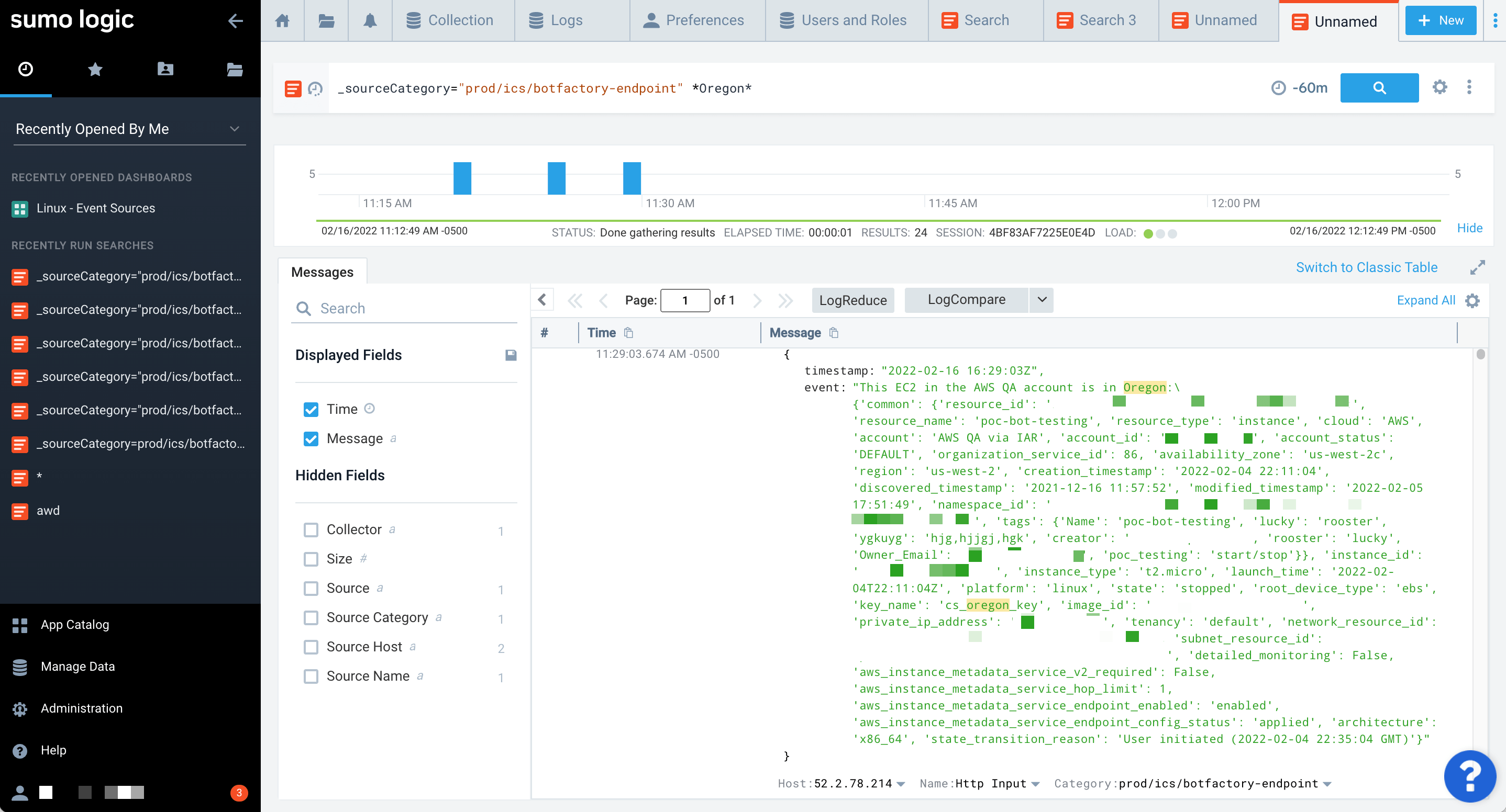 Sumo Logic Integration