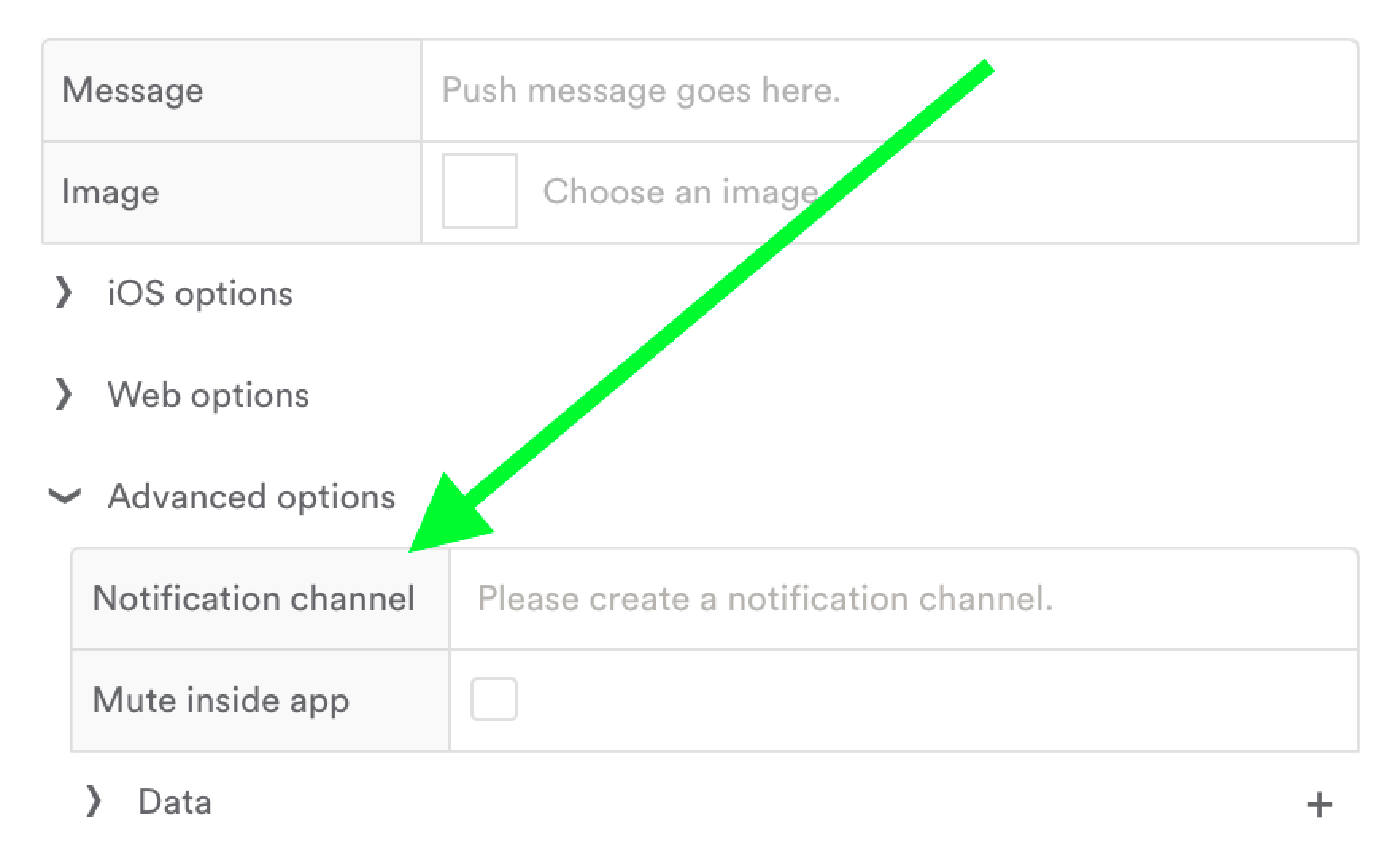Android notification channels