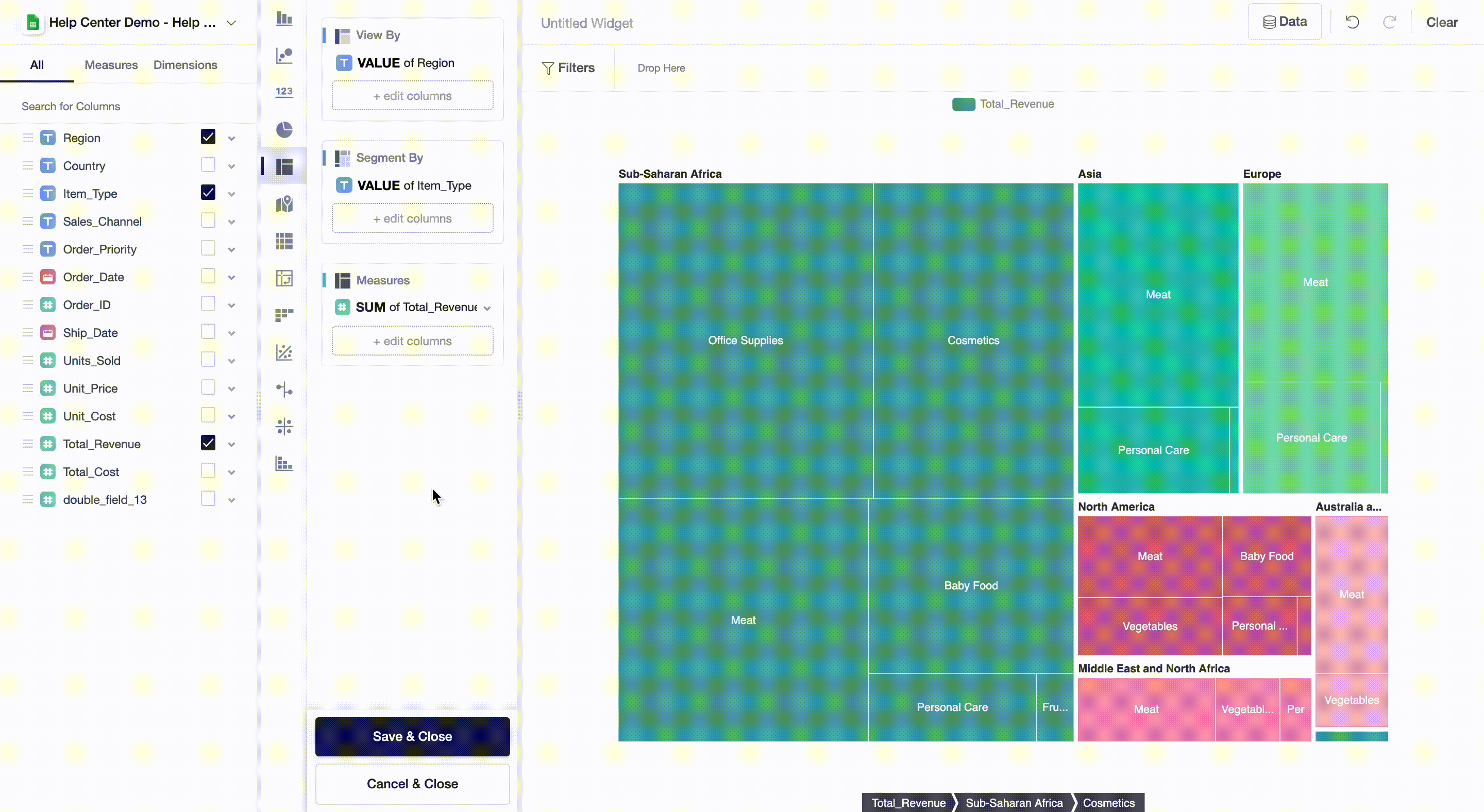Create a Treemap
