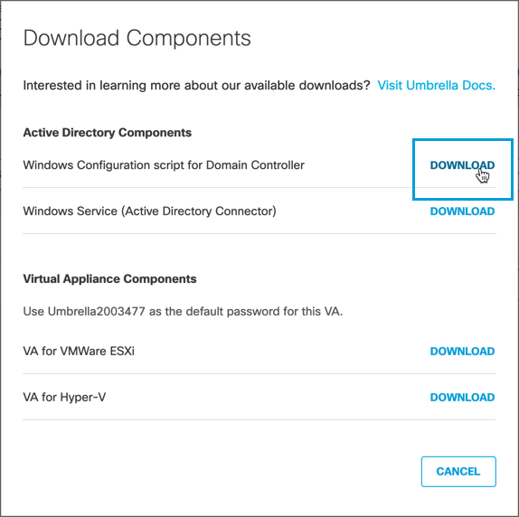 Cisco umbrella ad integration guide psaweauctions