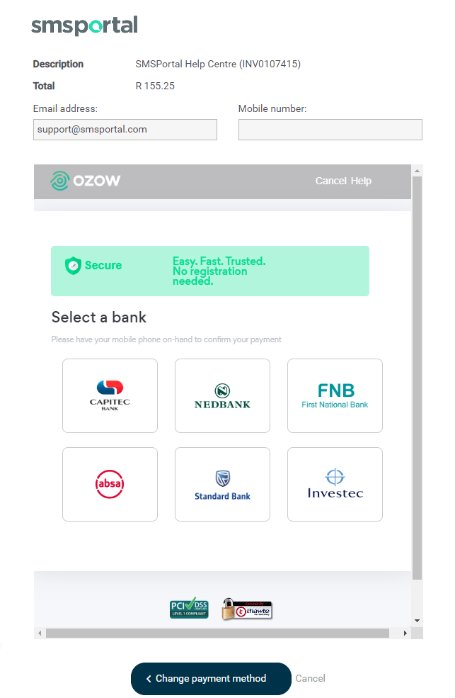 Instant EFT Payments