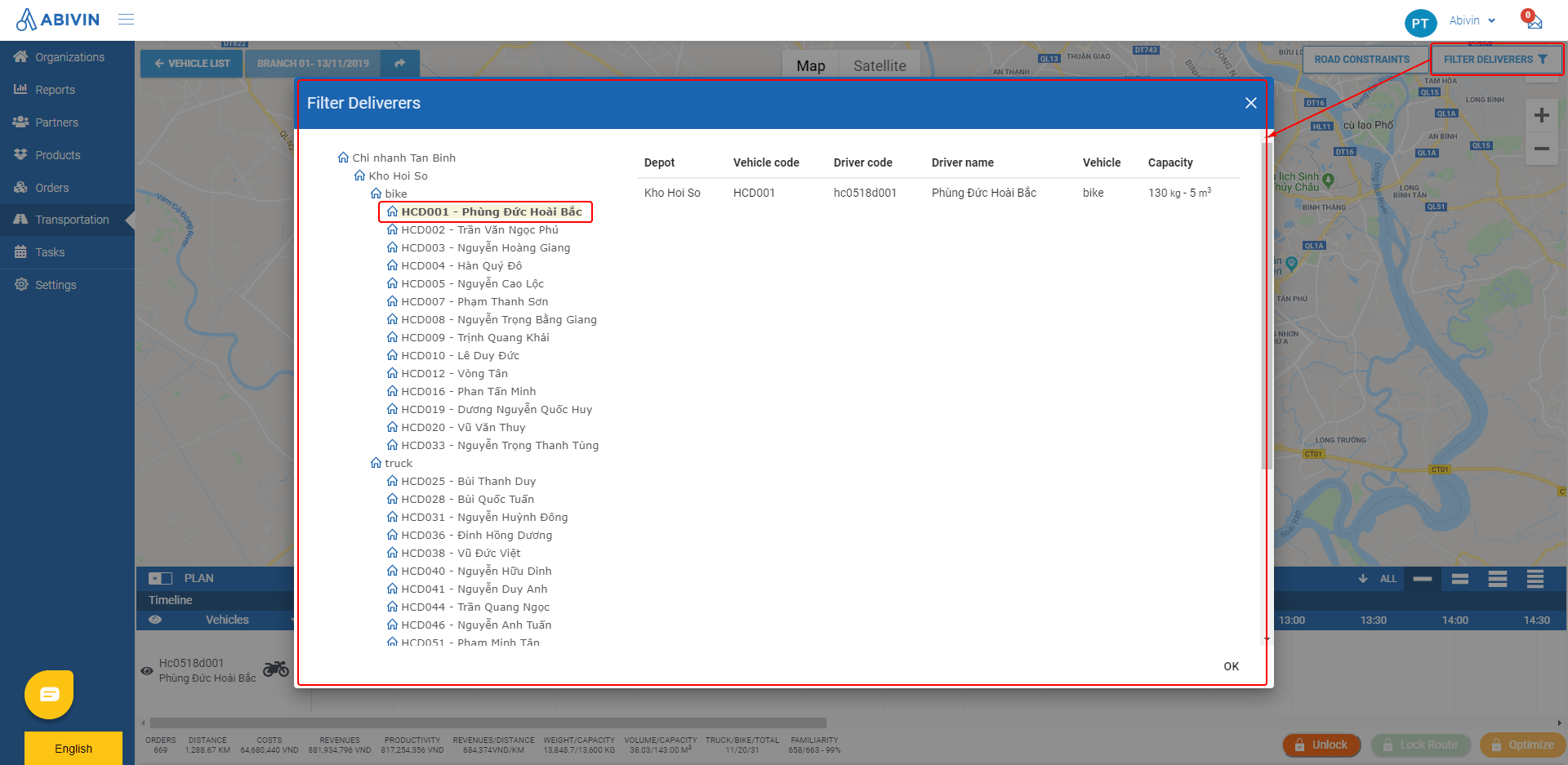 Delivery Progress Tracking