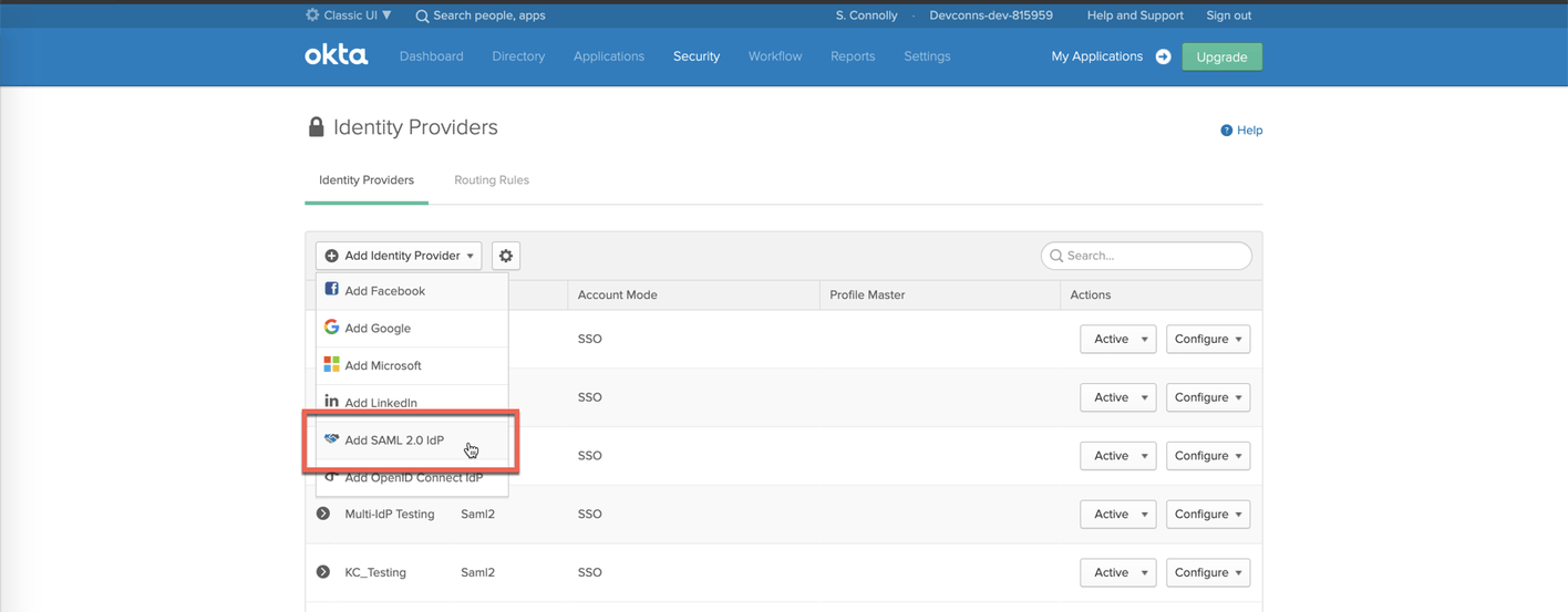 Deploying Keycloak IdP with Okta