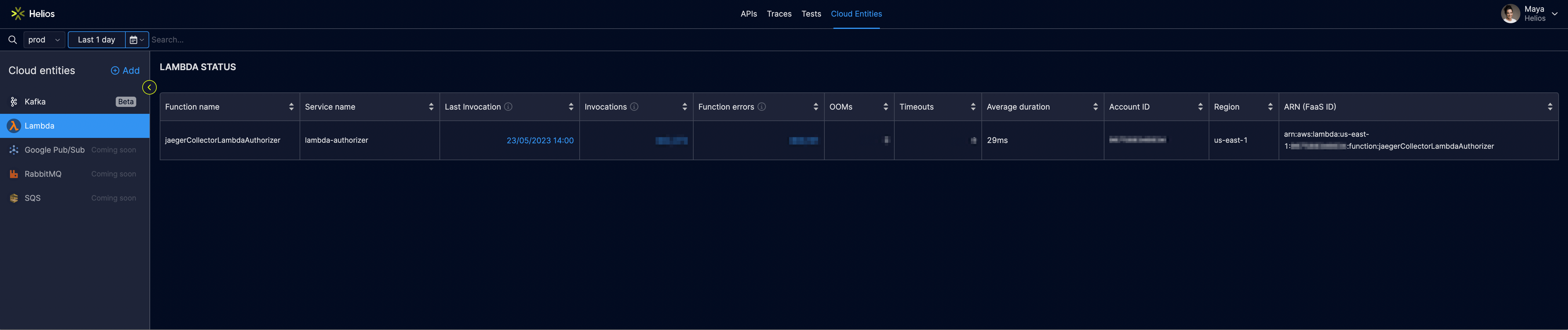 𝞴 Lambda monitoring
