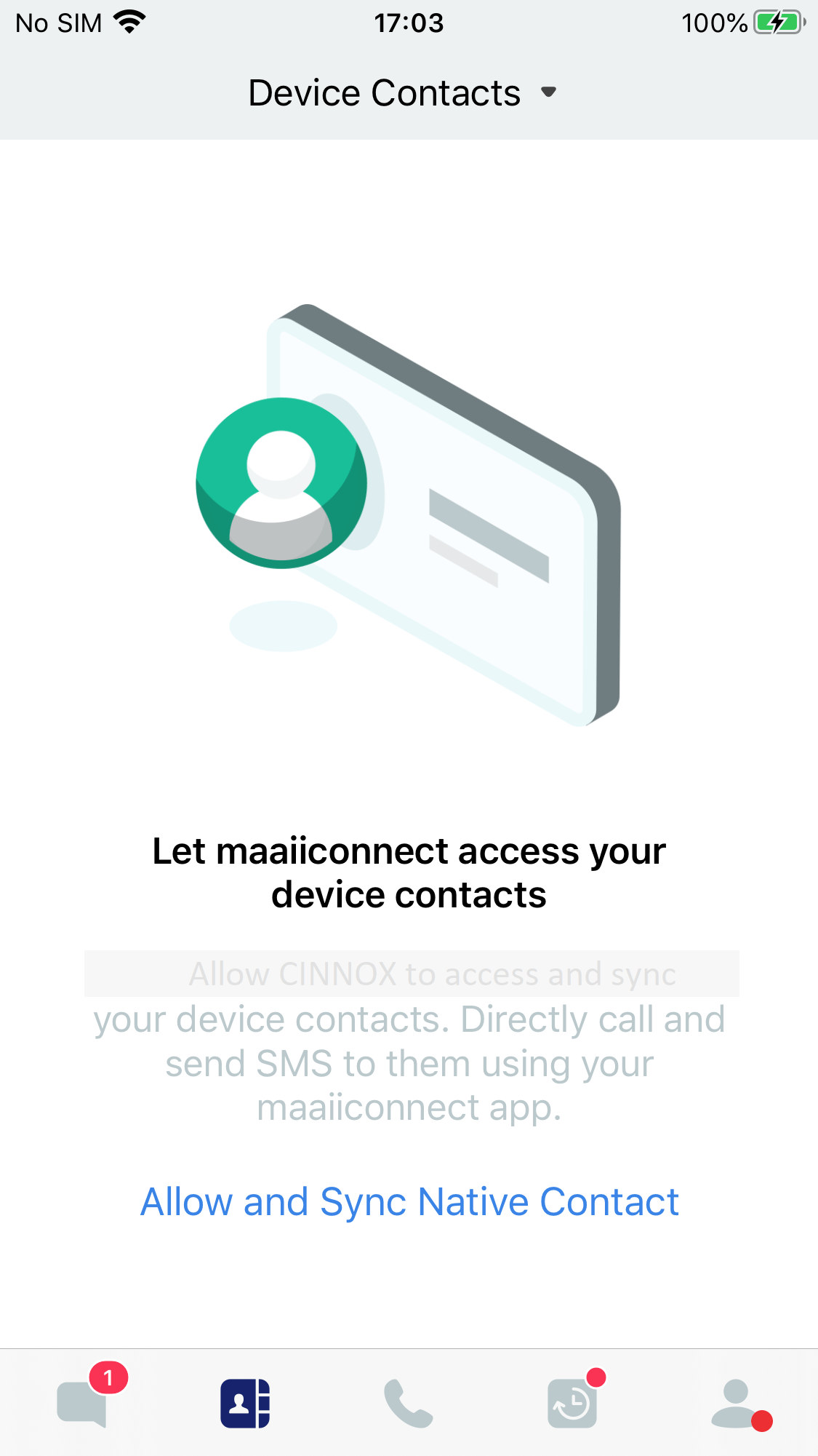 Sync Device Contacts