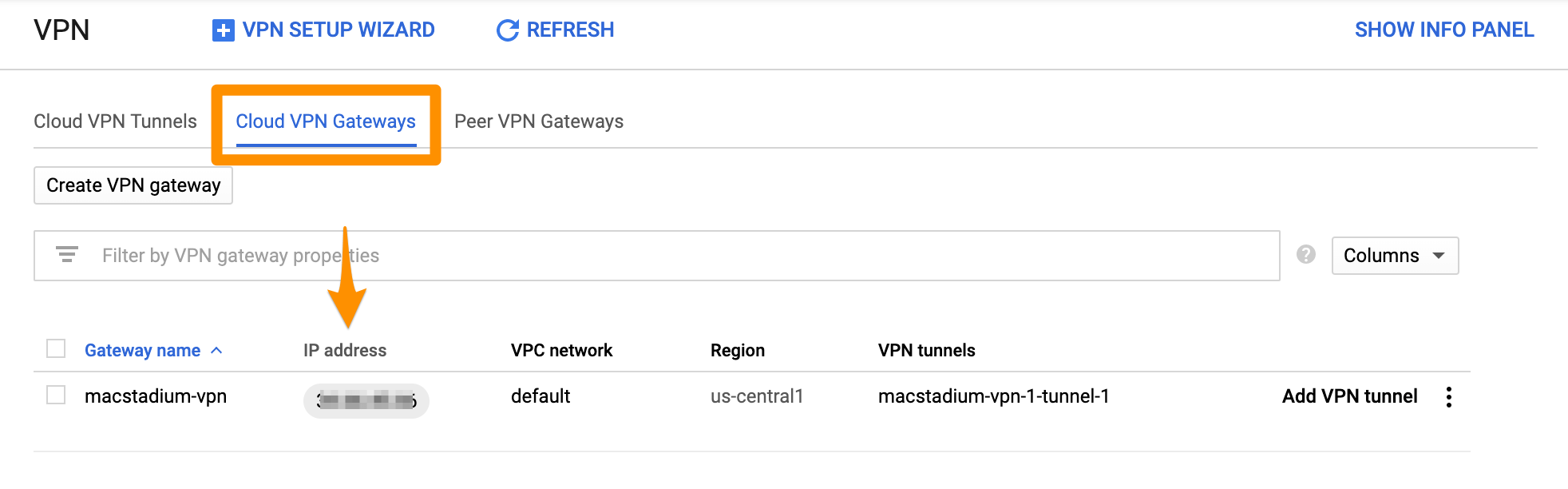 GCP VPN Config for Cisco ASA/ASAv