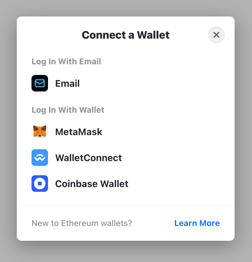 Connect Wallet Button