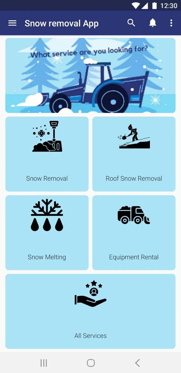 Snow Removal App
